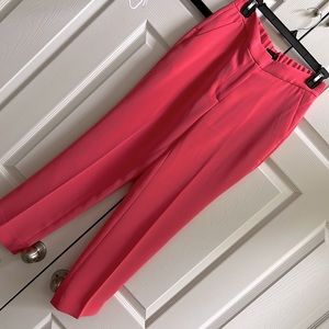 - JCREW 365 Crepe crop Ankle pant in flamingo pink